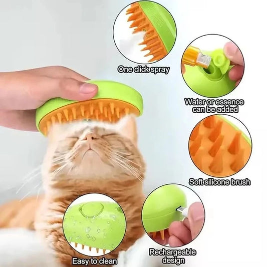 Cat,Dog Steam Brush Electric Sprayer for Massage